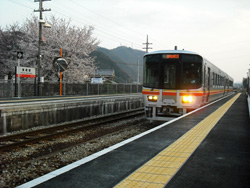 2009年4月/撮影場所：東觜崎駅ホーム